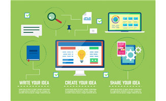 数字世界新视野 互联网电脑元素在MG动画背景设计中的创意应用